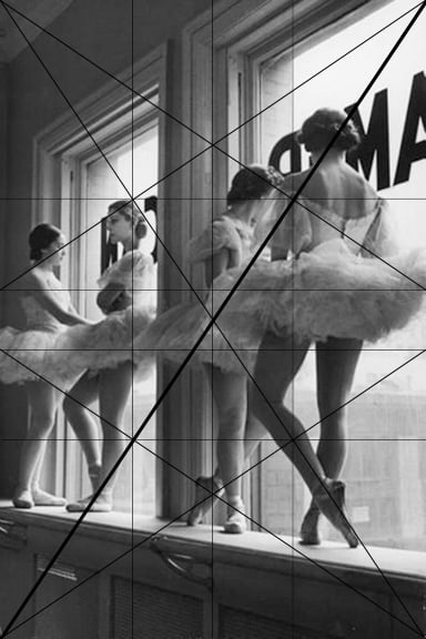 The Great Compositions of Photographer Alfred Eisenstaedt Ballerinas Diagonal1