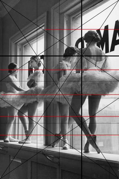 The Great Compositions of Photographer Alfred Eisenstaedt Ballerinas Repeated Horizontals1