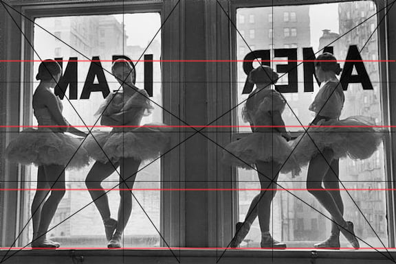 The Great Compositions of Photographer Alfred Eisenstaedt Eisenstaedt Ballerinas Repeated Horizontals