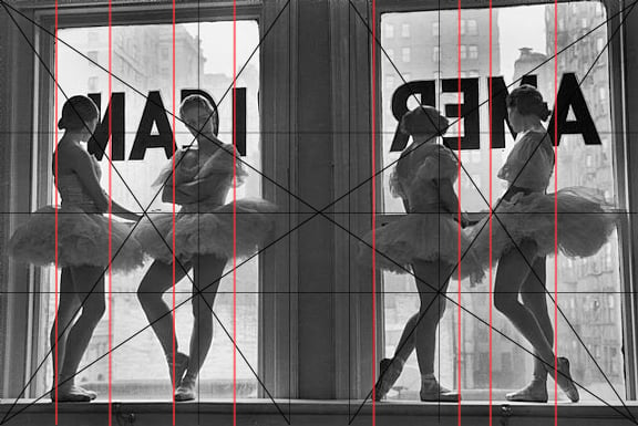 The Great Compositions of Photographer Alfred Eisenstaedt Eisenstaedt Ballerinas Repeated Verticals
