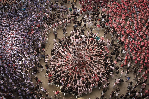 Mesmerizing Photos of the Human Tower Festivals of Catalonia
