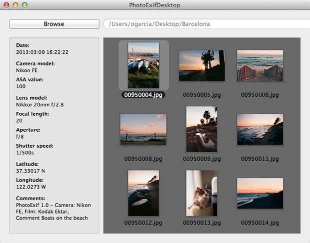 PhotoExif Helps You Record EXIF Data for Film Photos On the Go photoexifdesktop