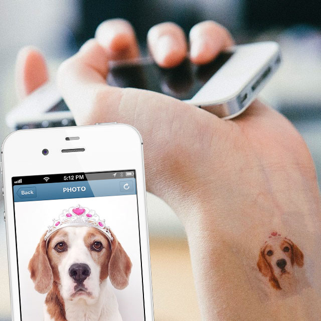 picattoo, tatuajes temporales con fotos de instagram
