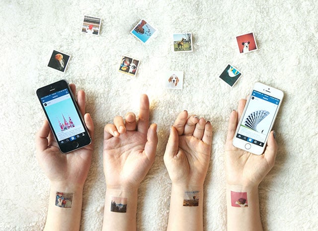 picattoo, tatuajes temporales con fotos de instagram 