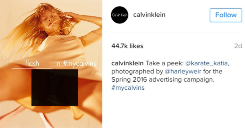 Calvin Klein Sparks Outrage With Upskirt Photo In Underwear Ad 