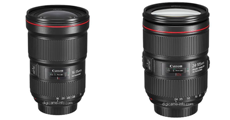  leaked canon 16-35mm iii and 24-105mm photos 