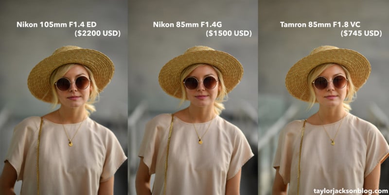 Nikon 105mm f/1.4 vs Tamron 85mm f/1.8: RAW Photo Comparison