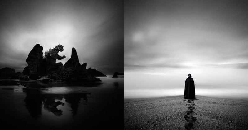 These Long-Exposure Seascape Photos Pay Homage to Movies and Comics