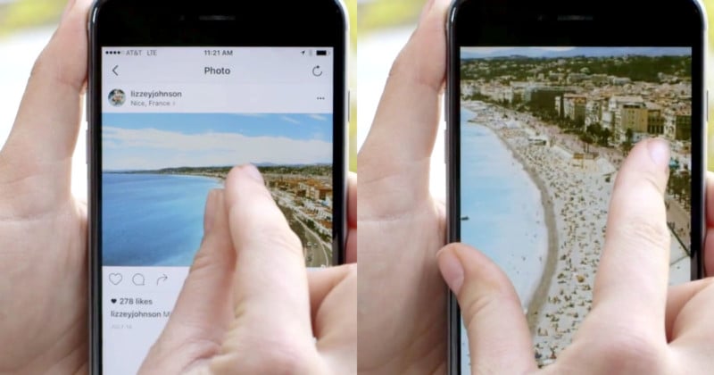 Instagram Adds Pinch to Zoom to Give a Closer Look at Photos and Videos