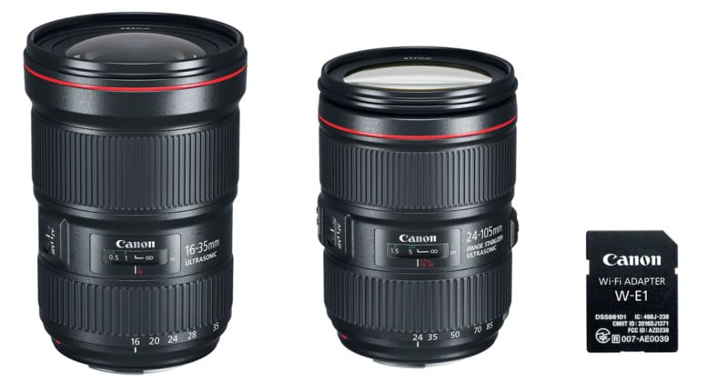 Canon Reveals Two New L Lenses and an Interesting SD Card WiFi Adapter
