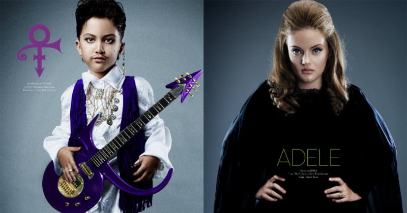 11 Kids Photographed as Music Icons