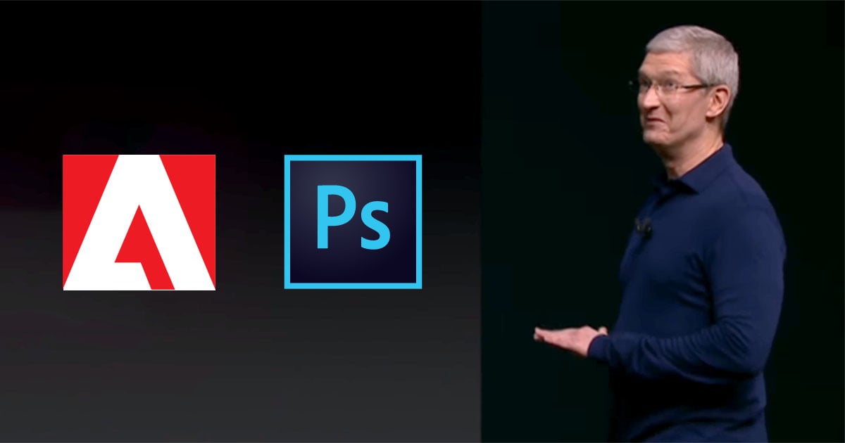 Tim Cook Joins Adobe, Promises to Remove the Healing Brush