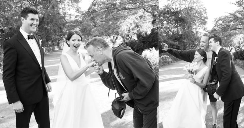 Tom Hanks Crashed this Couples Wedding Photo Shoot in Central Park