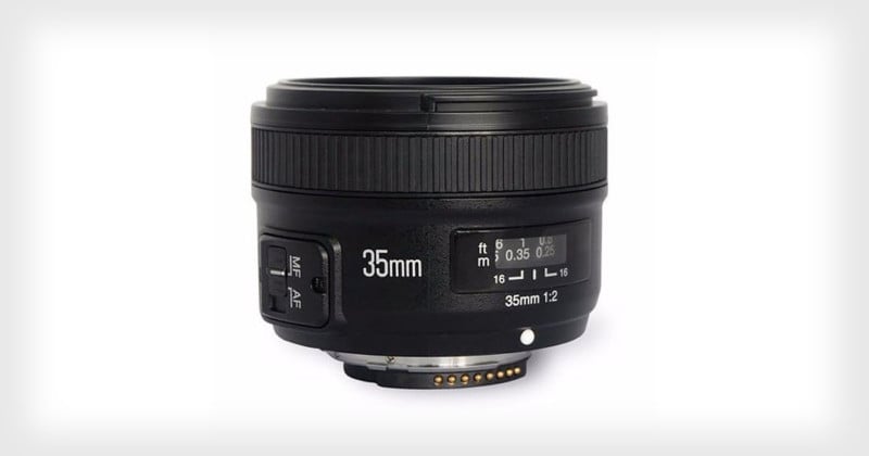 Yongnuos 35mm f/2 Lens for Nikon F DSLRs Costs Just $95