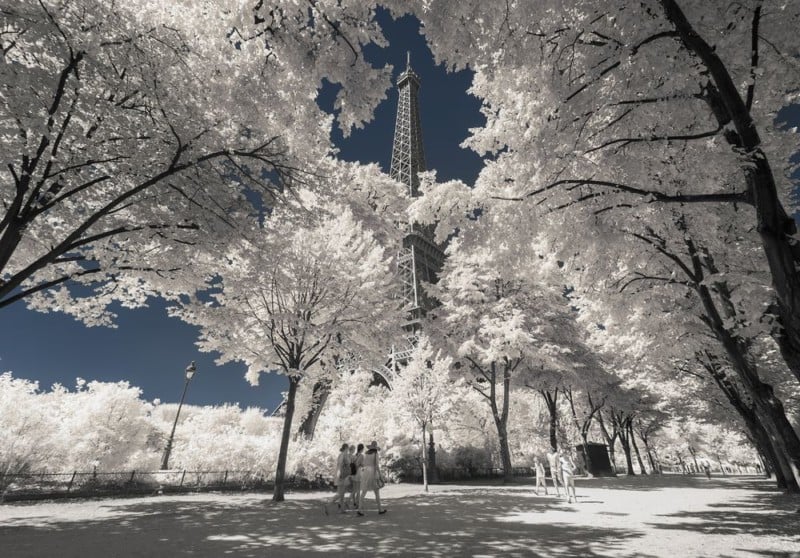Infrared Photos of Paris Capture the Dreamy Side of the City of Light