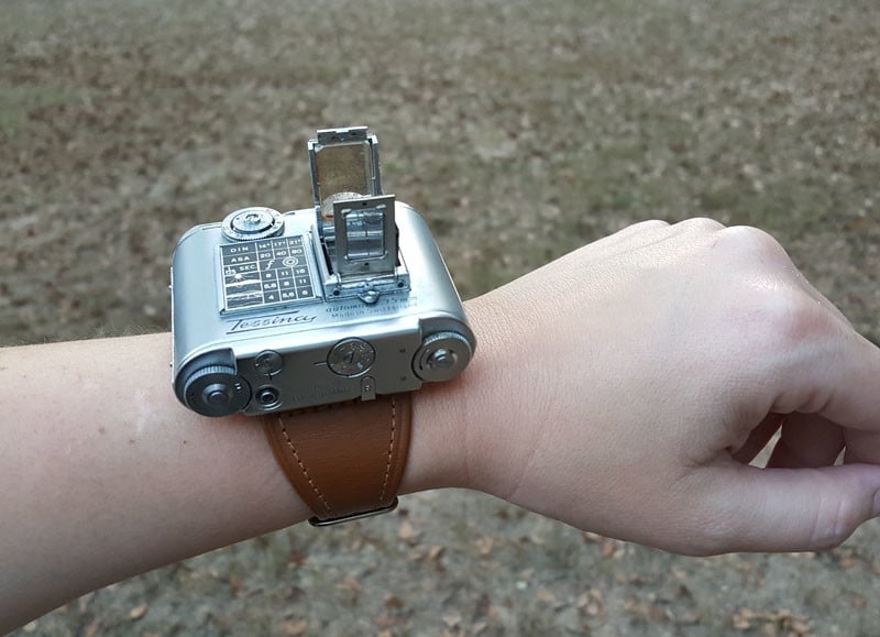 Tessina: A Vintage Mini 35mm Camera You Can Wear Like a Watch