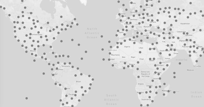  map plots location 140 000 accidentally 