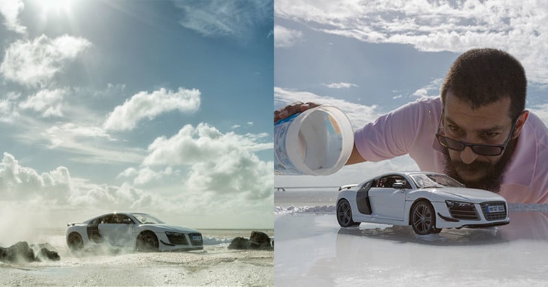 These Audi R8 Photos Were Shot with a Model Car and Clever Angles