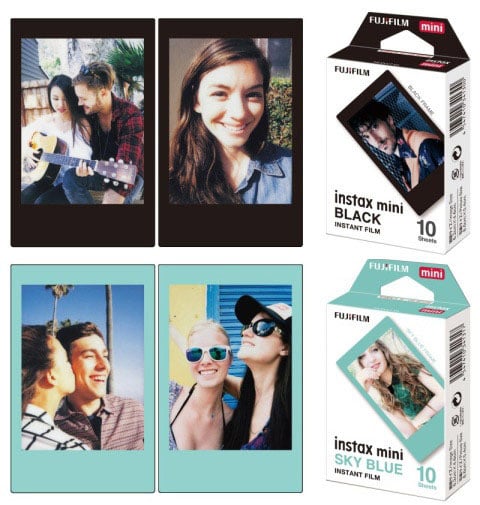 Fujifilm to Launch New Black and Blue Instax Film Colors