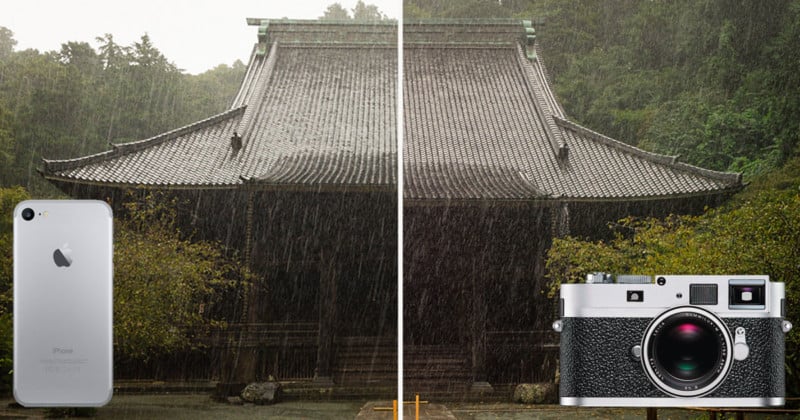  iphone leica m9-p side-by-side photo comparison 