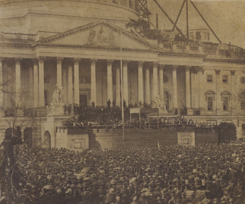 Ultra Rare Photo of Abraham Lincolns First Inauguration Sells for $27,500
