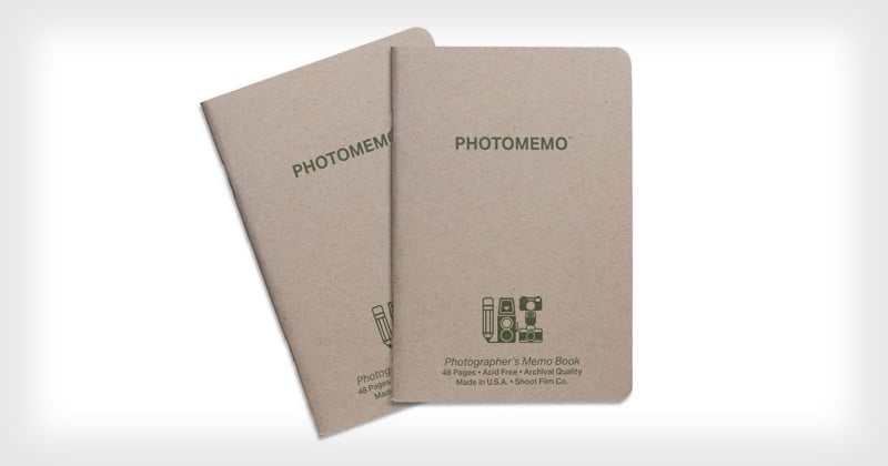  photomemo simple memo books film photographers 