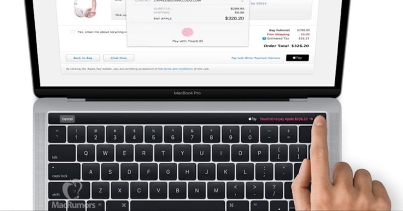 Photos of Apples Magic Toolbar for the New MacBook Pro Laptops Leaked