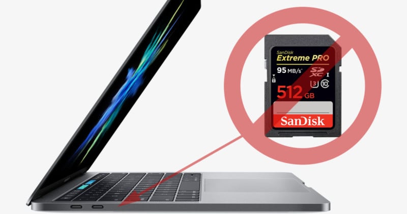 Apple Killed Off the Macbook Pros SD Card Slot Because its Cumbersome
