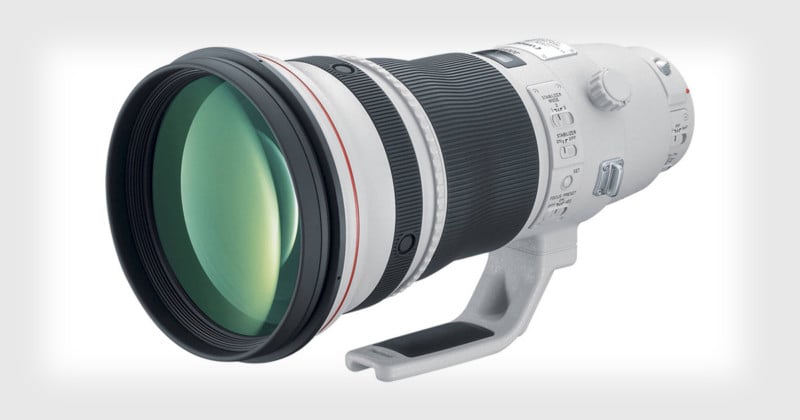 Three Lenses in One: Canon Patents 400mm Lens with 2 Extenders Inside
