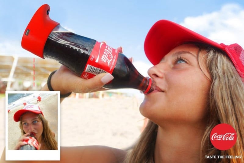 Coca-Colas Worlds First Selfie Bottle Takes a Picture Every Time You Drink