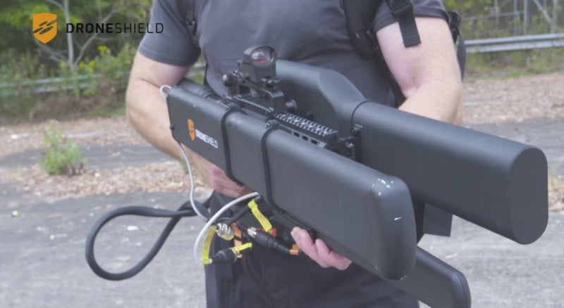 This Sci-Fi Looking Drone Gun Can Take Down Your Drone from 1.2 Miles Away