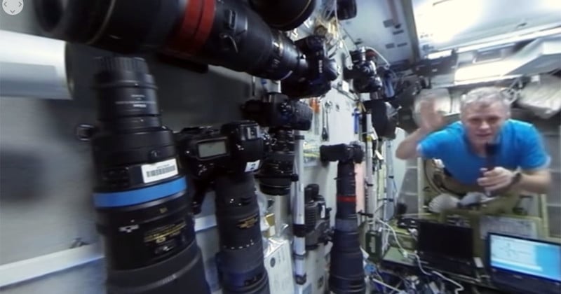 This 360 Video Shows the DSLR Wall on the ISS