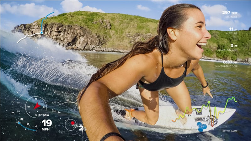 GoPro Telemetry Feature Shows Speed and Motion Data on Videos
