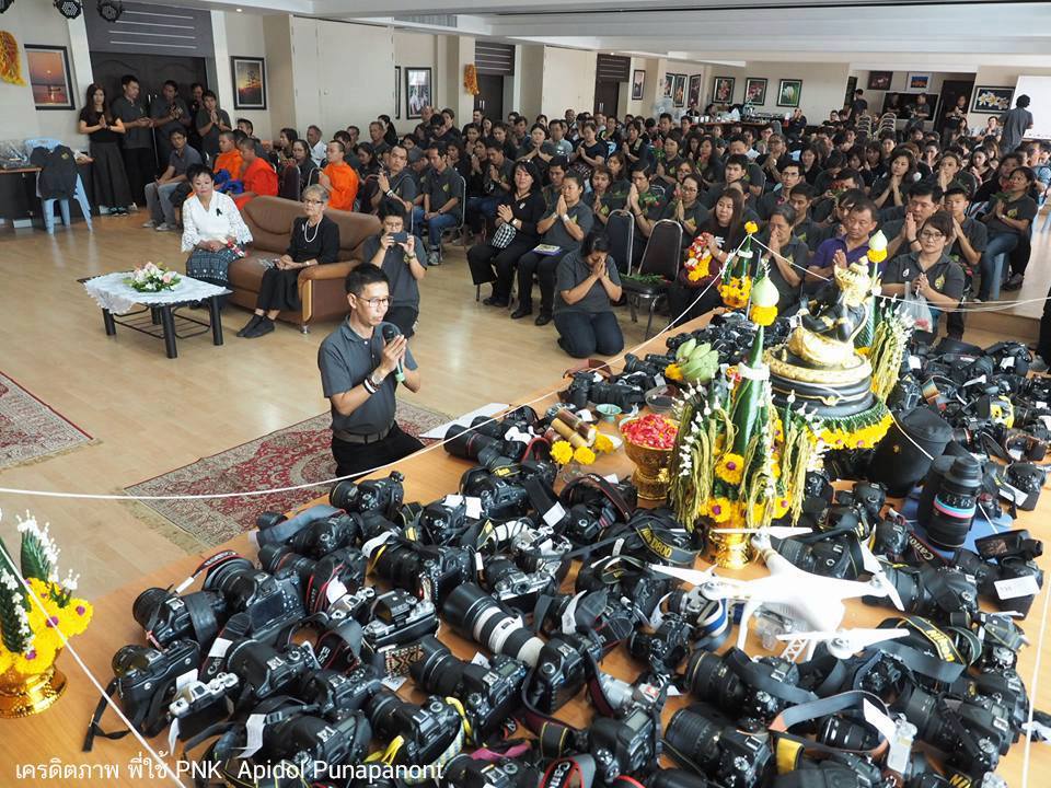 Photography Students in Thailand Give Thanks with an Altar of DSLR Gear