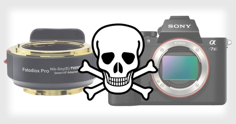 PSA: Fotodioxs Nikon to Sony Adapter Could Kill Your Camera