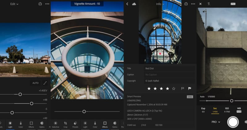 Lightroom for iOS 2.6 Brings a New UI for Better Mobile RAW Editing