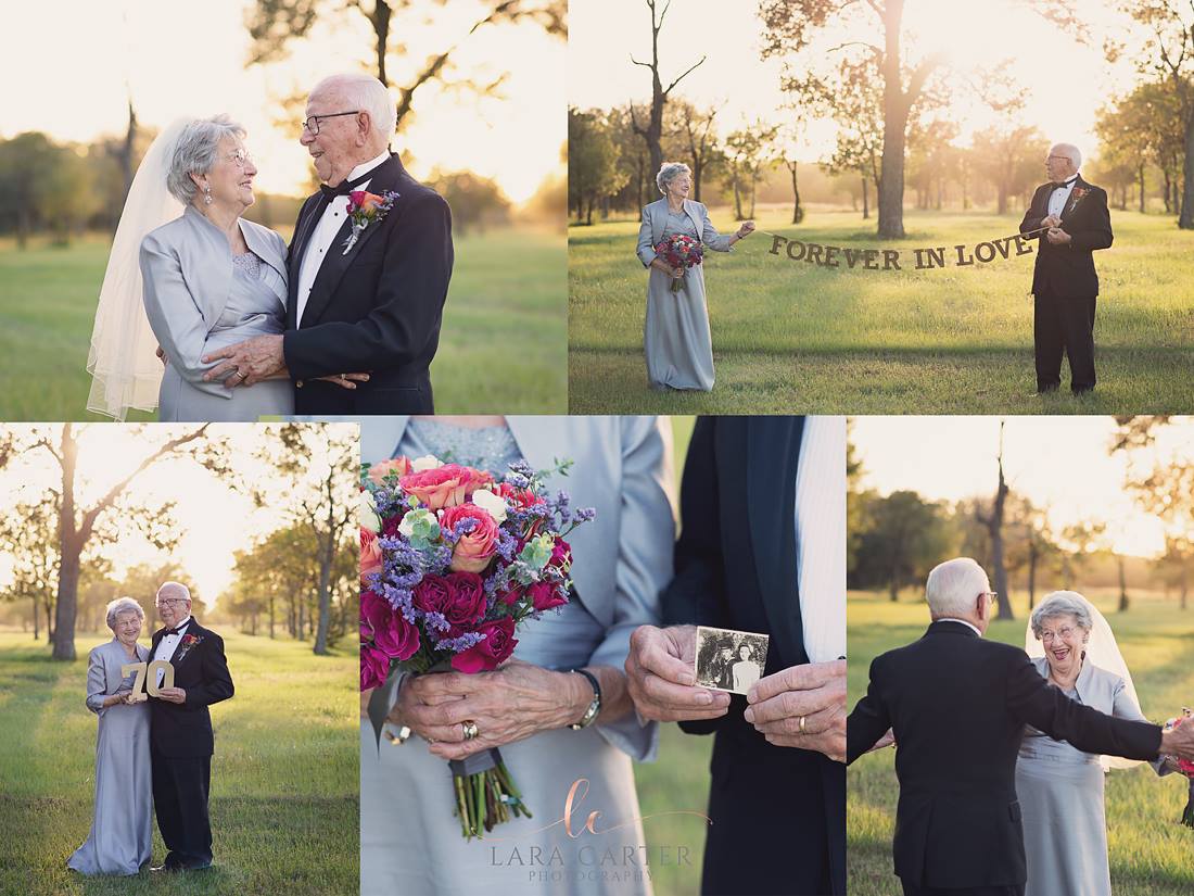 Sweet Couple Finally Gets Wedding Photos 70 Years After Their Wedding
