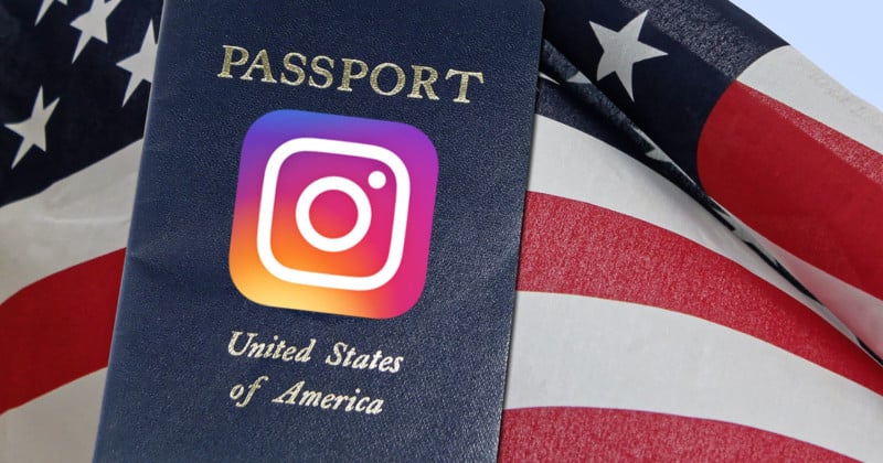  now asking foreign travelers instagram usernames 