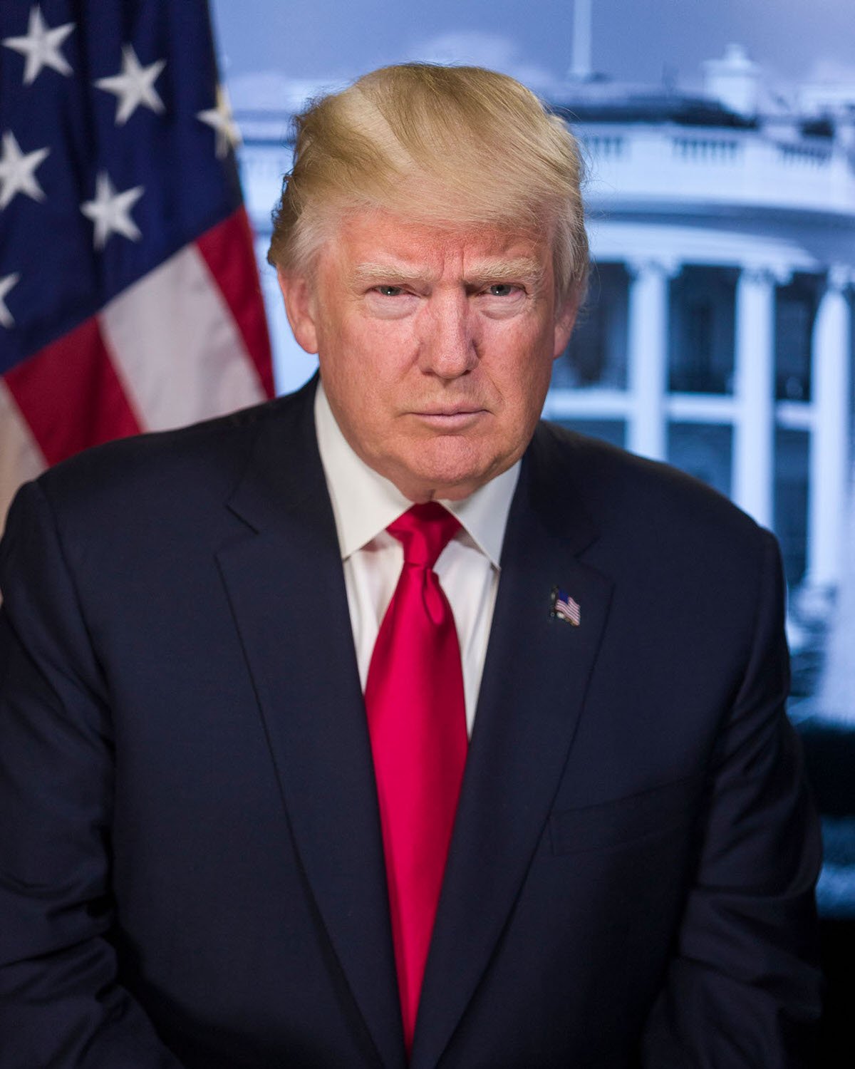 This is President Trumps Official Portrait
