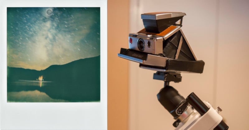 Capturing Beautiful Photos of the Milky Way with a Polaroid SX-70