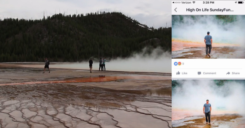 Men Who Trampled Prismatic Spring Sentenced: All Get Fines, 2 Go to Jail