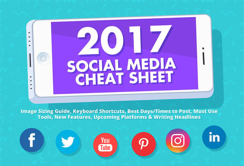  social media cheat sheet 2017 