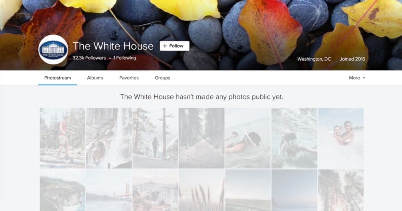 The White House Flickr Account Just Changed Hands from Obama to Trump