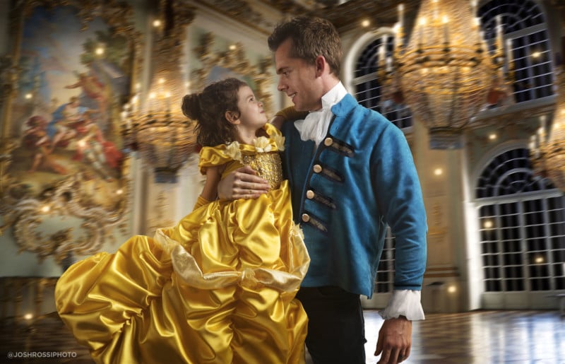I Flew to Europe to Create Beauty and the Beast Photos for My Daughter