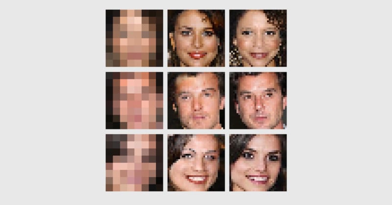 Enhance! Google Uses AI to Rebuild a Portrait from an 88-Pixel Image
