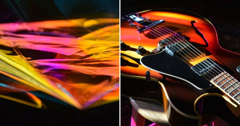 Using Dichroic Materials for Art Photo Shoots