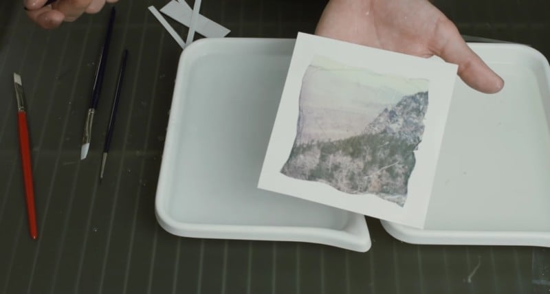 How to Do an Emulsion Lift to Transfer an Image from Polaroid to Paper