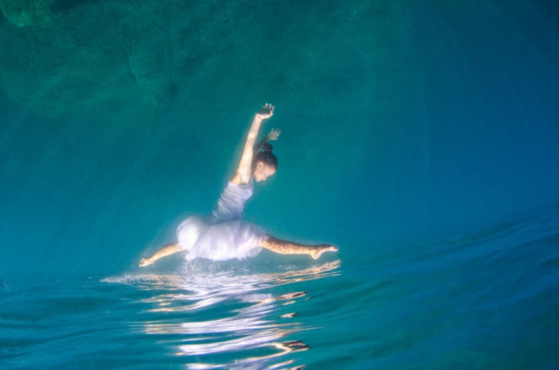 Photos of Ballet Dancers Under the Sea