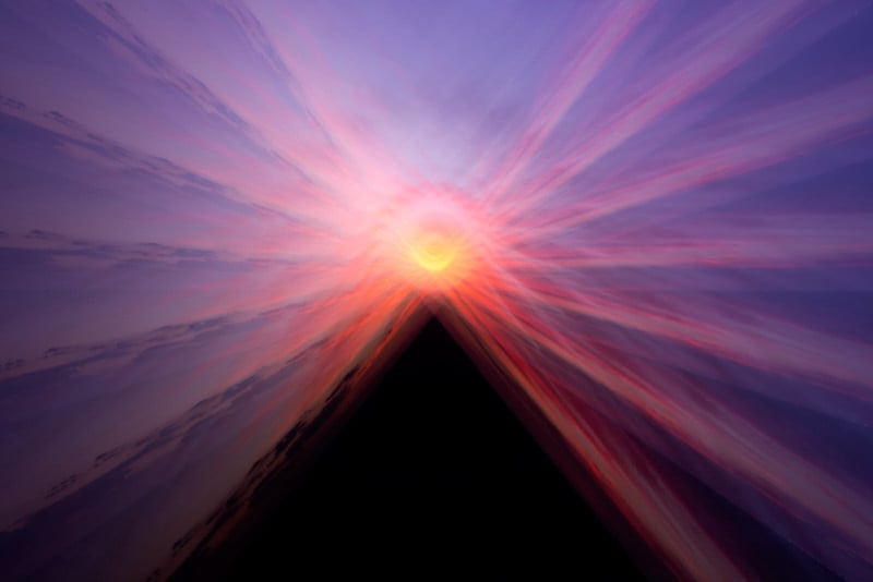 How to Turn the Sky Into Pyramids by Rotating Your Camera
