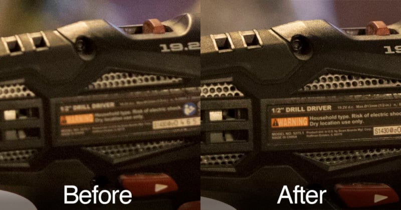 This is the Power of Sigmas $60 Lens Dock for Fixing Focus